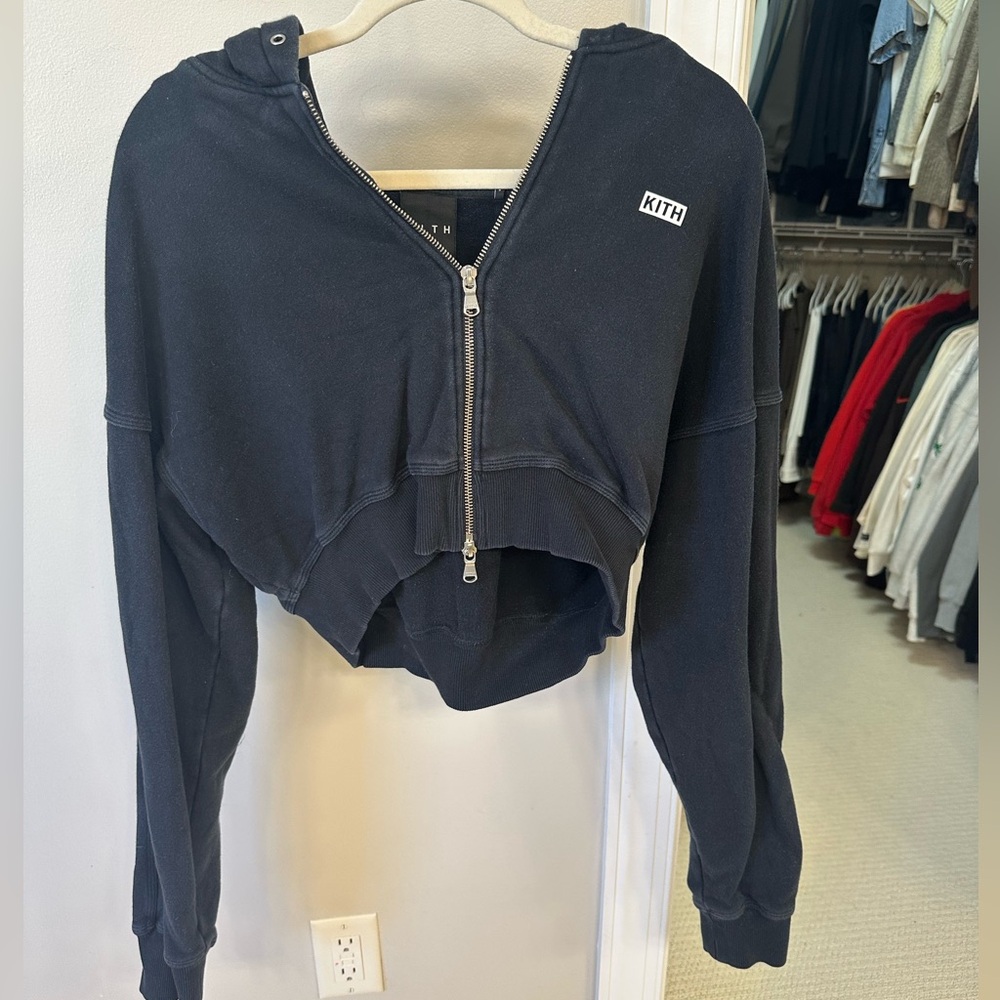 Kith crop hoodie